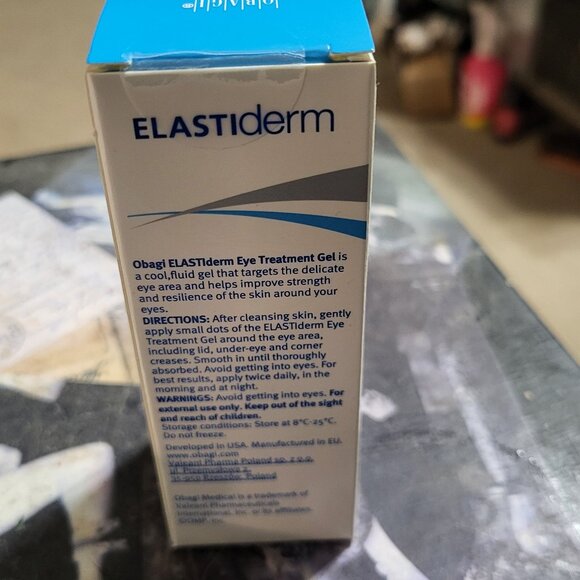NEW OBAGI ELASTIDERM EYE GEL 0.5oz - Picture 4 of 7